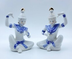 Antika Porselen Biblo (İkili) AOB1840 - Gökçekoleksiyon