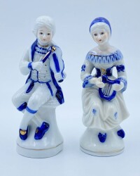 Antika Porselen Biblo (İkili) AOB1843 - Gökçekoleksiyon