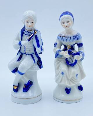 Antika Porselen Biblo (İkili) AOB1843 - 1