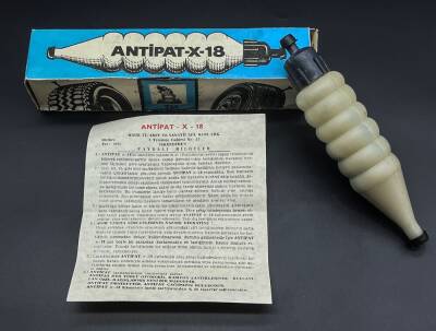 Vintage ANTİPAT X-18 Lastik Tamir Kiti – Kutusunda NOS | Otomotiv Koleksiyonluk AOB3044 - 1