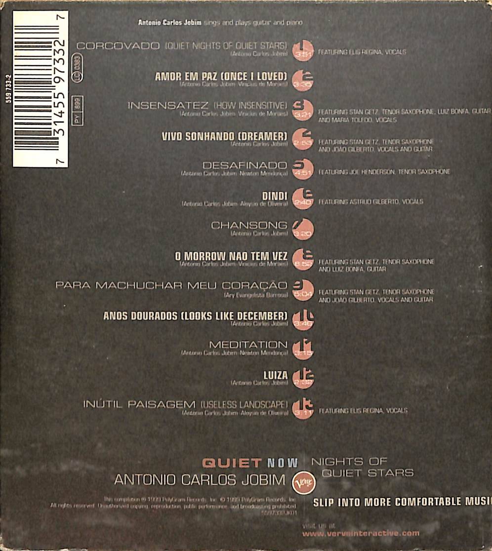 Antonio Carlos Jobim - Nights Of Quiet Stars (İkinci El) CD5191 - 2