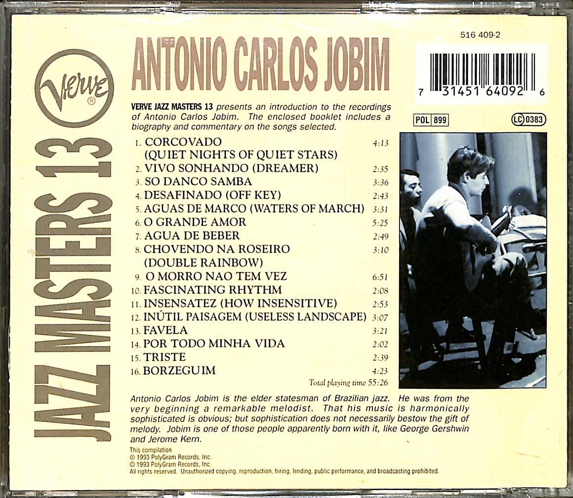 Antonio Carlos Jobim - Verve Jazz Masters 13 CD (İkinci El) CD5038 - 2