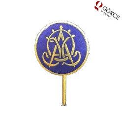 A.O. İnsiyalli Mineli Rozet RZT109 - Gökçekoleksiyon