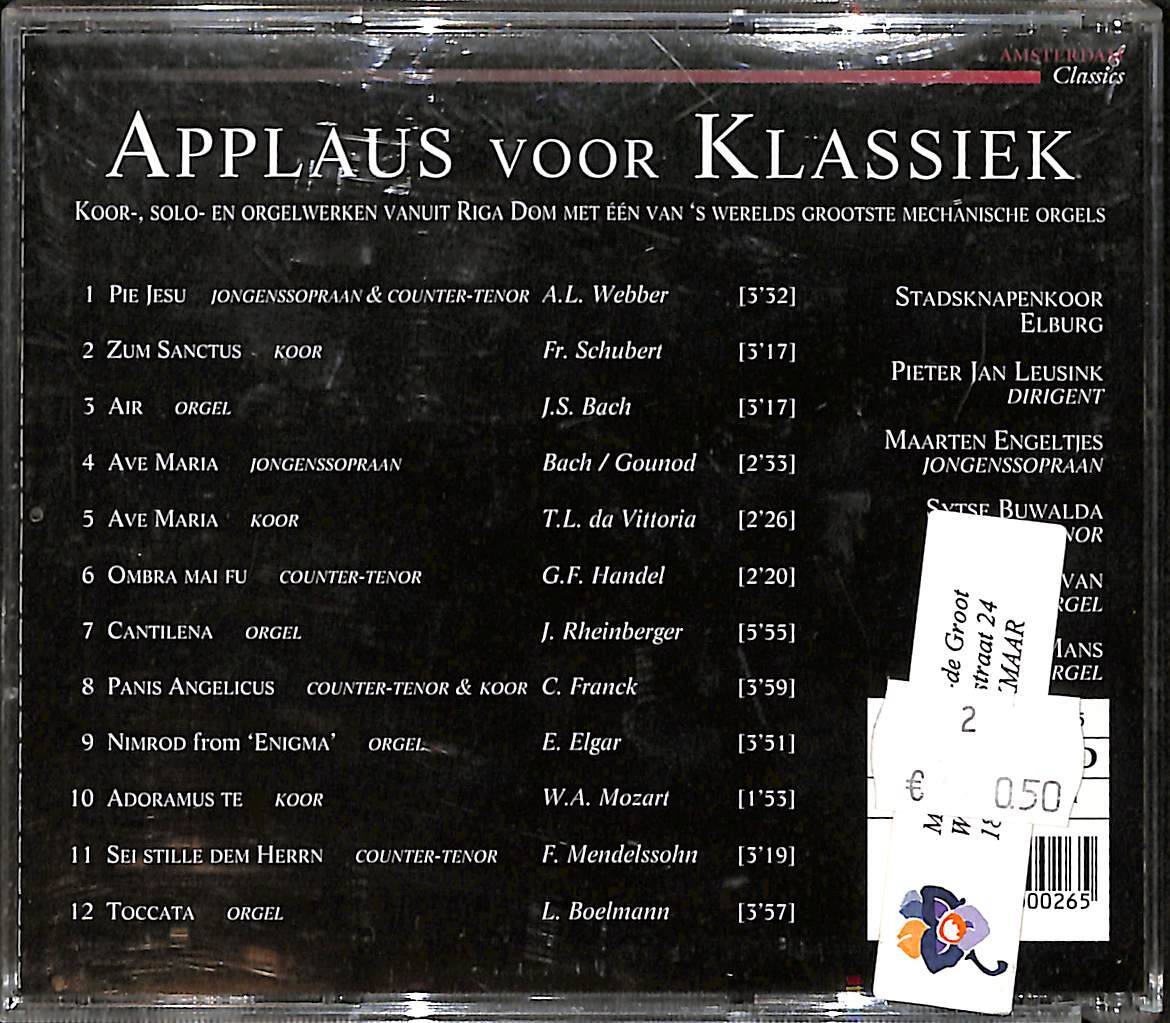 Applaus voor Klassiek CD (İkinci El) CD4874 - 2