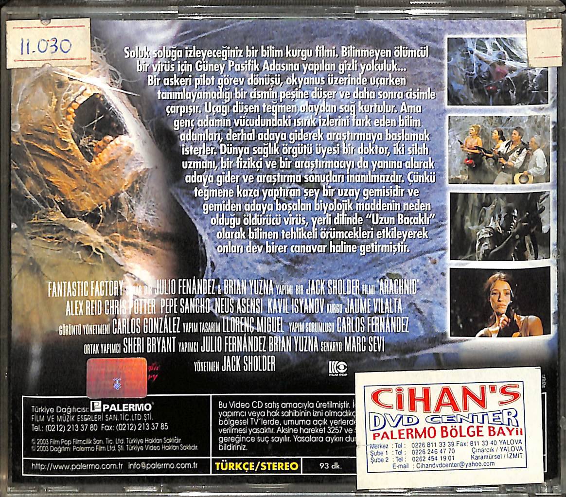 Arachnid VCD Film (İkinci El) VCD27531 - 2