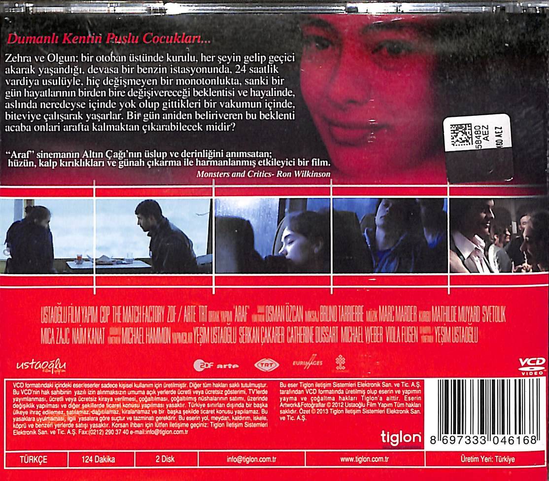 Araf (2012) Orijinal VCD Film ' Özcan Deniz - Neslihan Atagül ' VCD28747 - 2