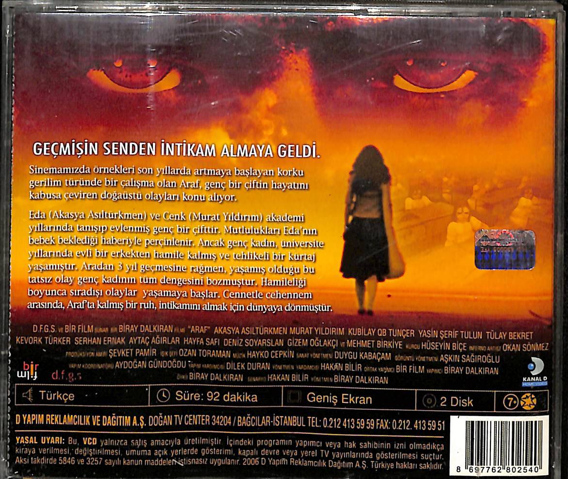 Araf Orjinal VCD Film ' Akasya Asıltürkmen, Murat Yıldırım ' VCD28080 - 2