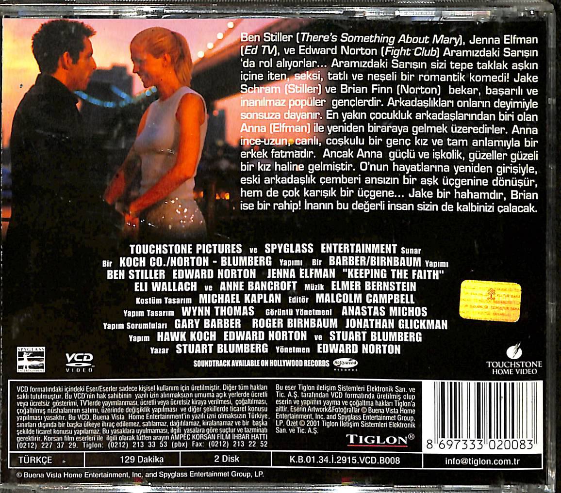  Aramızdaki Sarışın – Keeping the Faith (2000) Orijinal VCD Film VCD29149 - 2