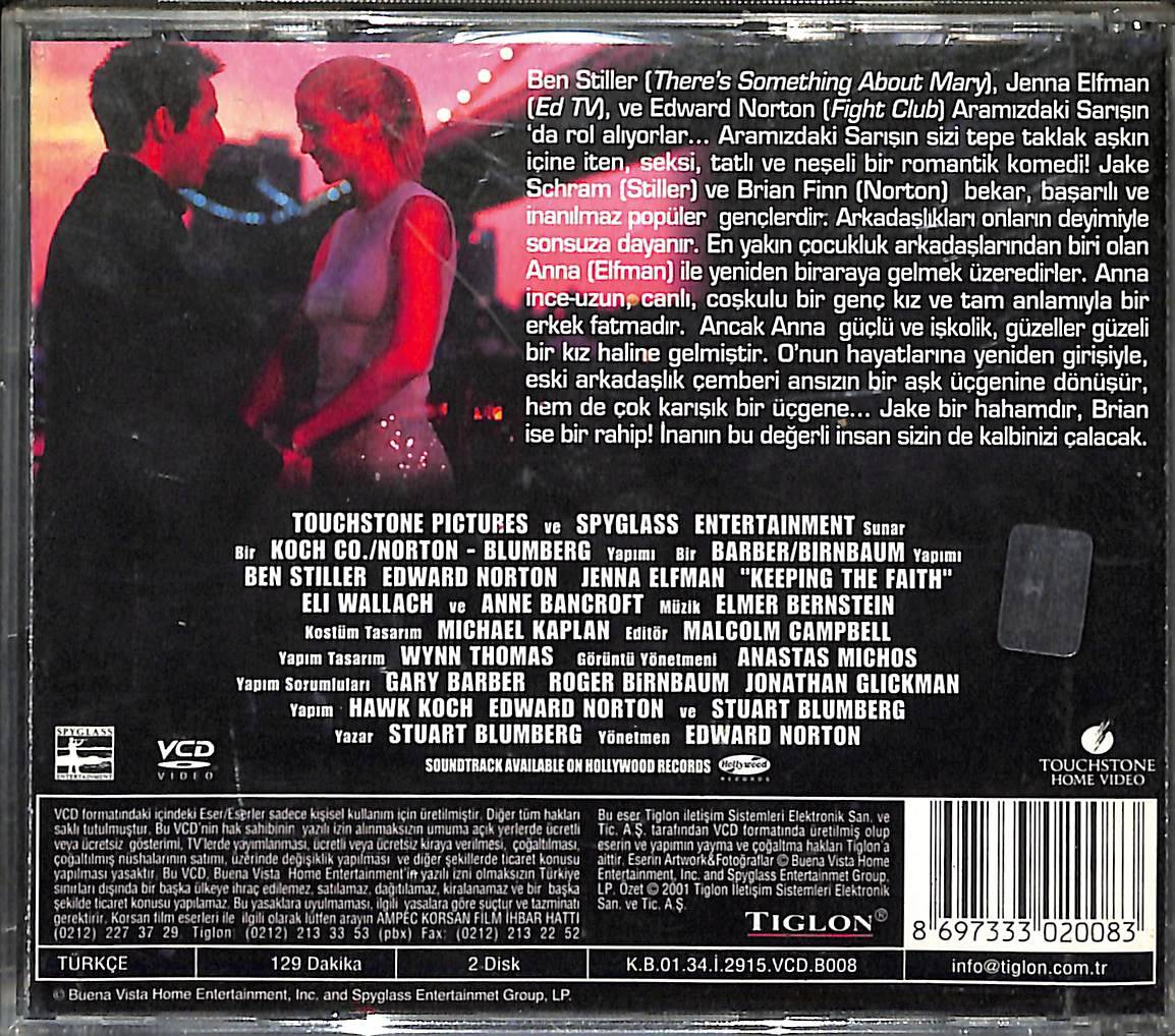 Aramızdaki Sarışın - Keeping The Faith VCD Film ' Ben Stiller,Jenna Elfman,Edward Norton ' VCD27908 - 2