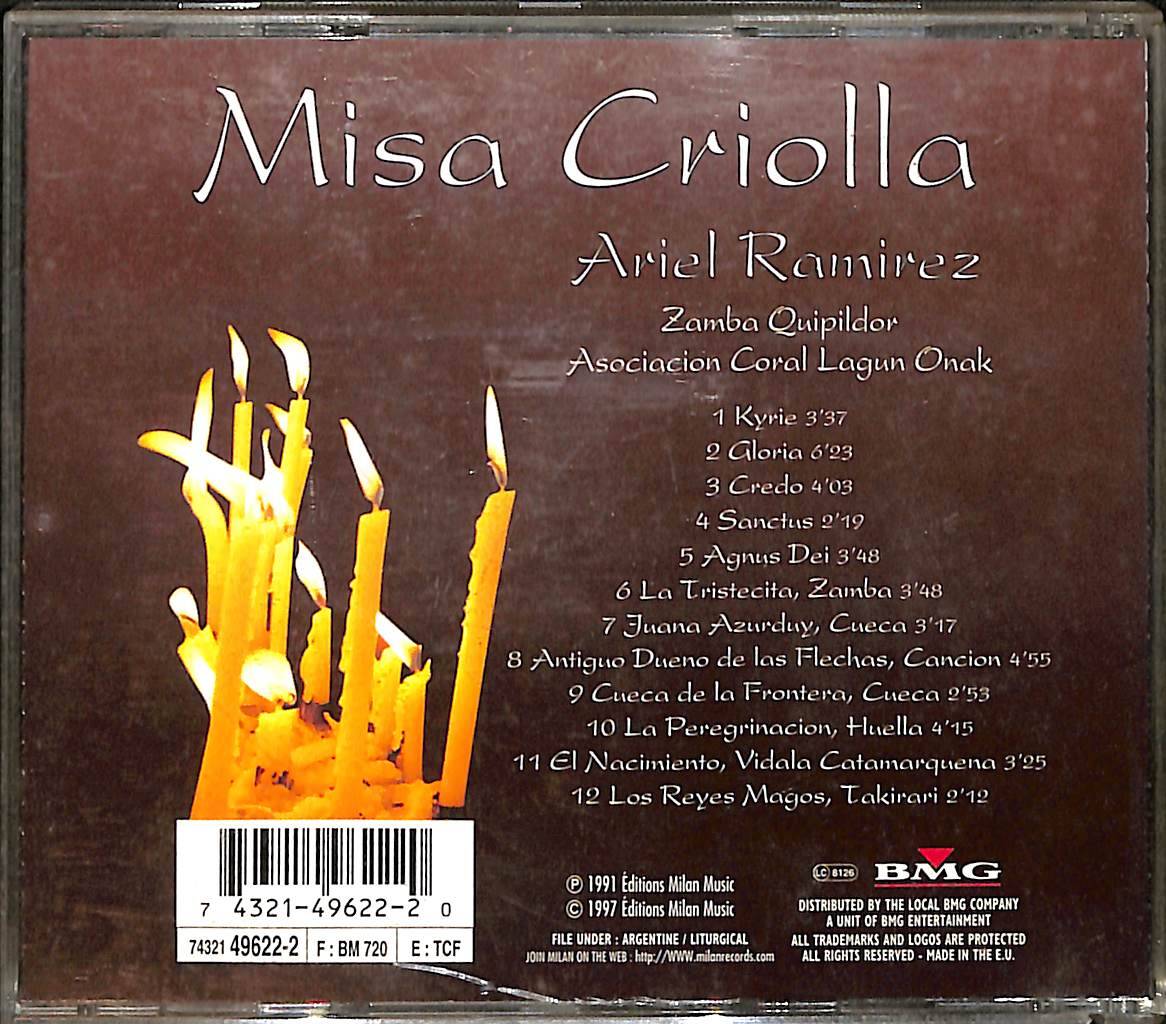 Ariel Ramirez – Misa Criolla CD (İkinci El) CD5687 - 2