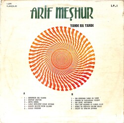 Arif Meşhur - Yandı Ha Yandı LP PLAK (10/7) PLK26487 - 2