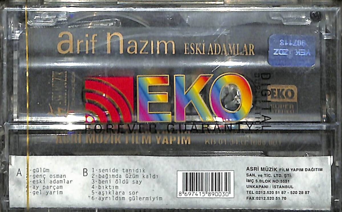 Arif Nazım - Eski Adamlar Kaset (Sıfır) KST28092 - 2