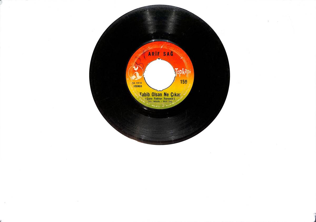Arif Sağ - Bizim Şarkımız & Tabib Olsan Ne Çıkar PLAK (10/6.5) PLK26399 - 2