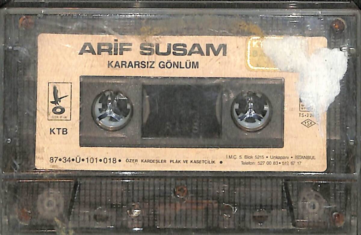 Arif Susam - Kararsız Gönlüm Kaset (Sarı Bandrol - İkinci El) KST27920 - 2