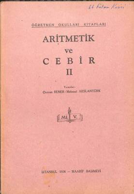 Aritmetik ve Cebir II NDR75880 - 1