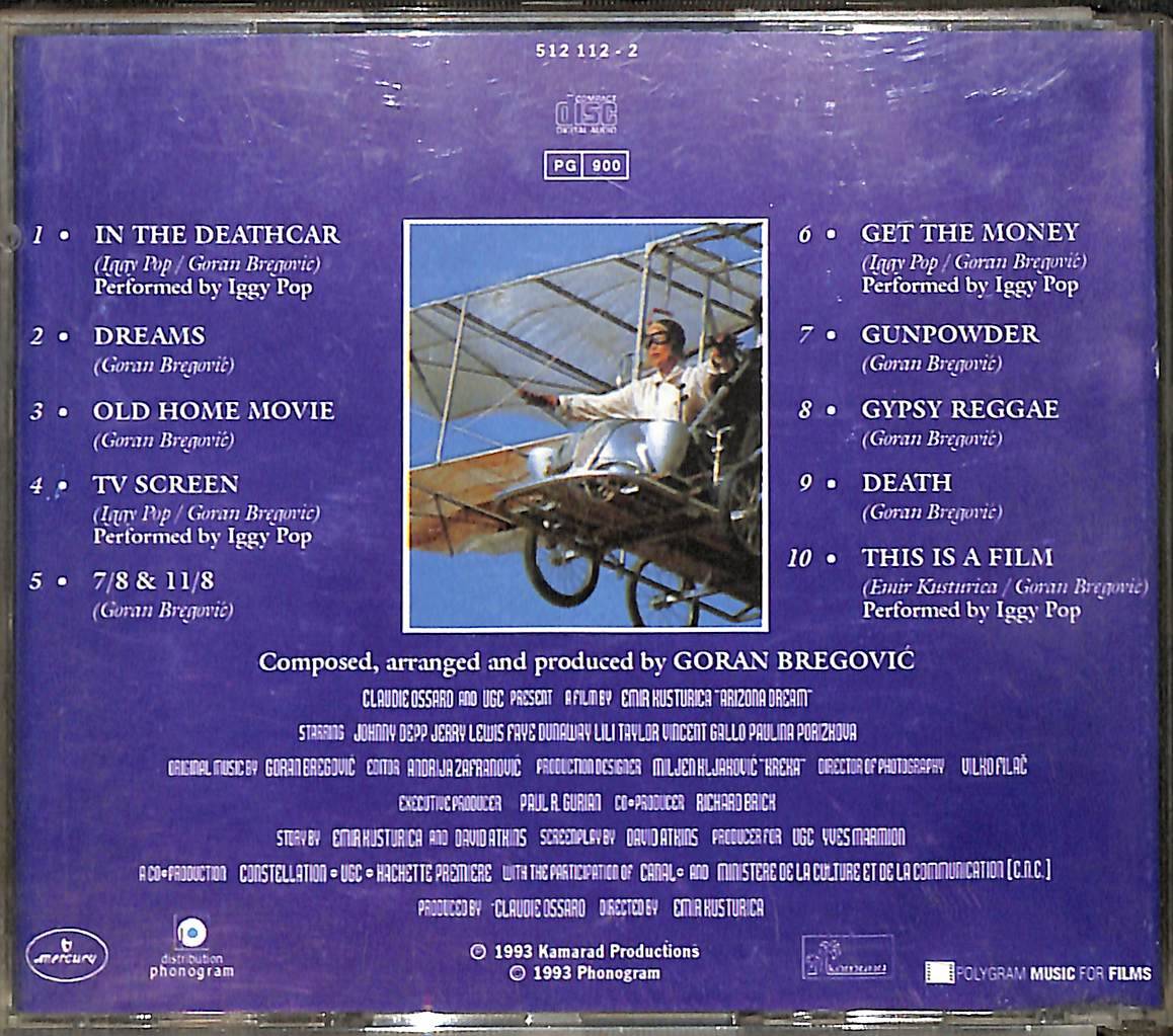Arizona Dream – Film Müzikleri – Goran Bregović (İkinci El) CD5219 - 2
