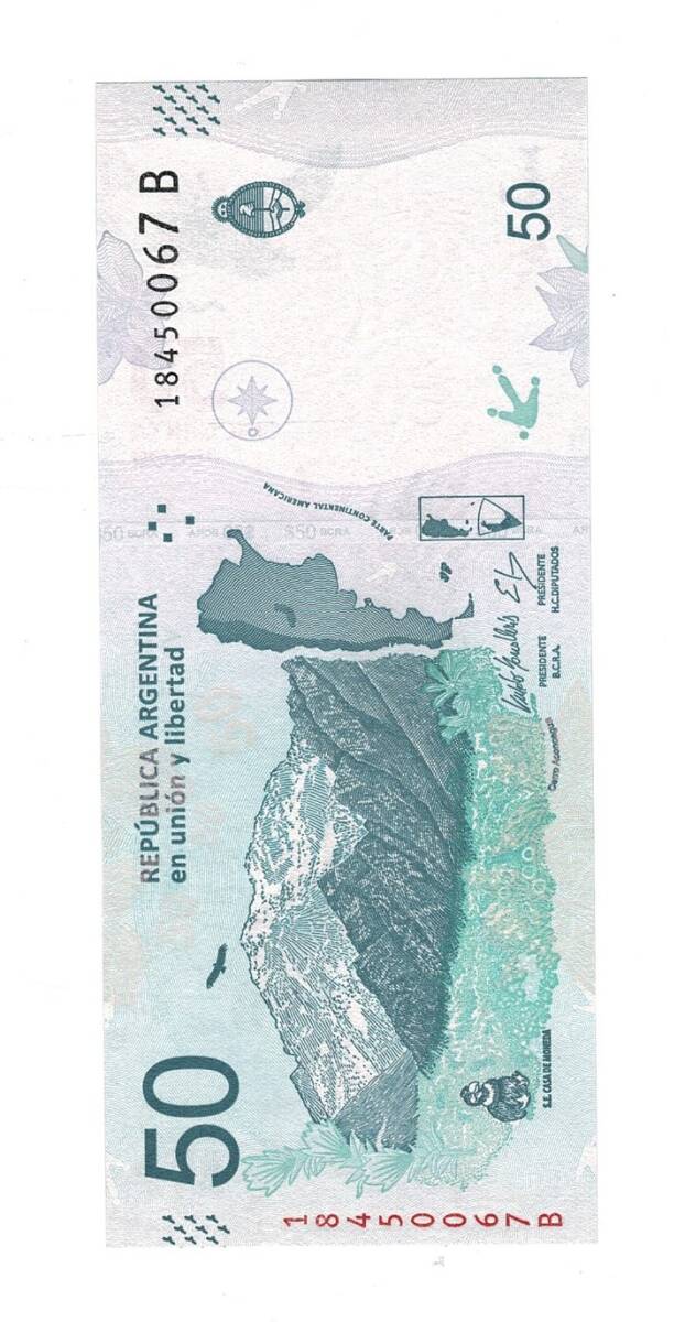 Arjantin 50 Pesos 2020 - ÇİL YKP8952 - 2