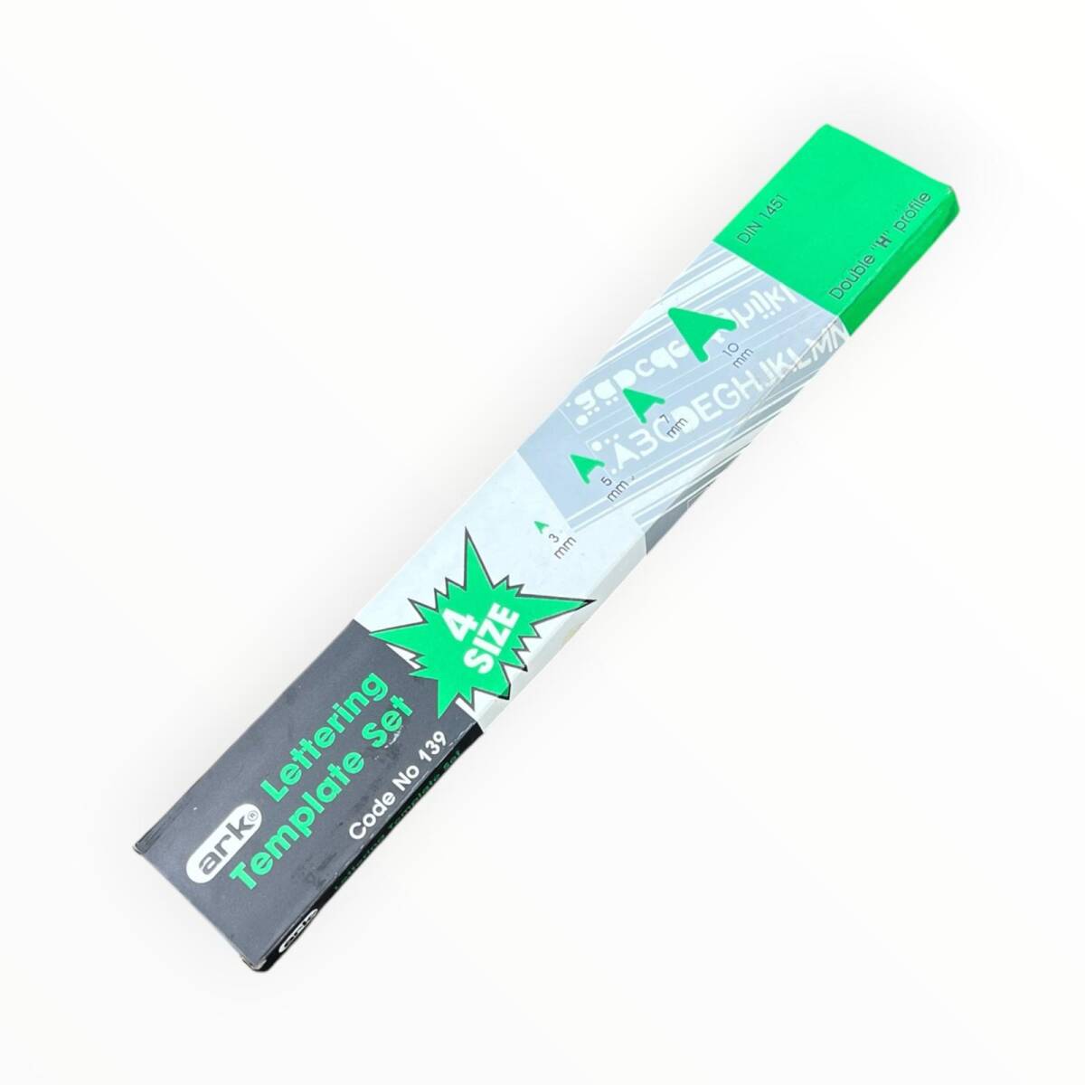ARK 4 Lettering Template Set 3,5,7,10mm AOB8569 - 1