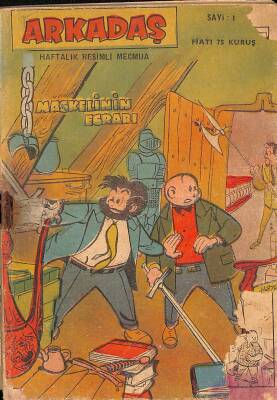ARKADAŞ HAFTALIK RESİMLİ MECMUA Sayı1-2-3 (75 Kuruş) ÇOK NADİR - Ciltten Çıkmadır NDR80228 - 1