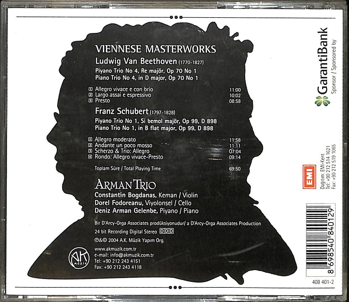 Arman Trio - Beethoven, Schubert: Piano Trios CD (İkinci El) CD3974 - 2