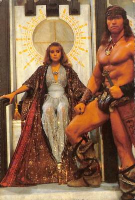 Arnold Schwarzenegger Conan Kartpostal (15x10 cm) KRT12999 - 1