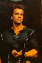 Arnold Schwarzenegger Küçük Boy Kartpostal (15x10 cm) KRT13008 - Gökçekoleksiyon