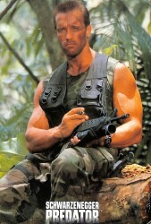 Arnold Schwarzenegger Predator Küçük Boy Kartpostal (15x10 cm) KRT13005 - Gökçekoleksiyon