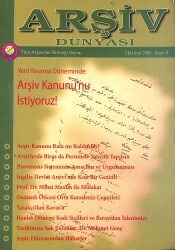 Arşiv Dünyası Dergisi Haziran 2006 Sayı 8 NDR78976 - Gökçekoleksiyon