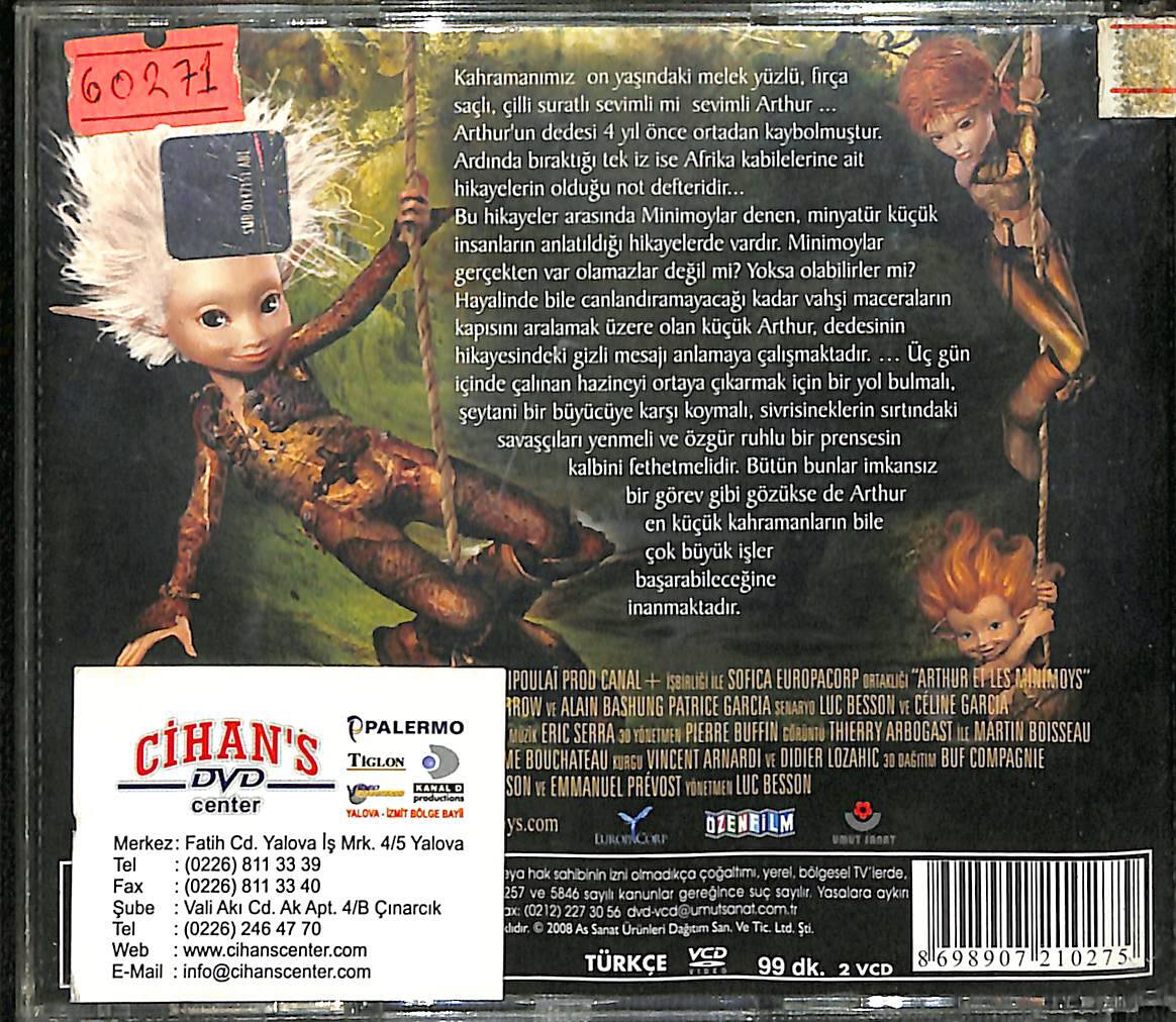Arthur İle Minimoylar VCD Film (İkinci El) VCD27661 - 2