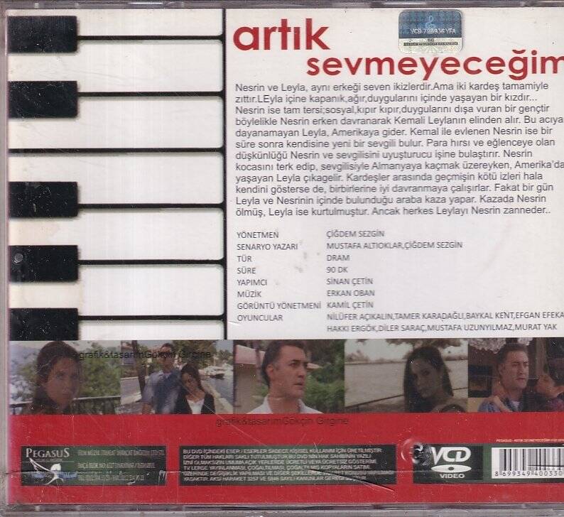 Artık Sevmeyeceğim VCD Film VCD9207 - 2