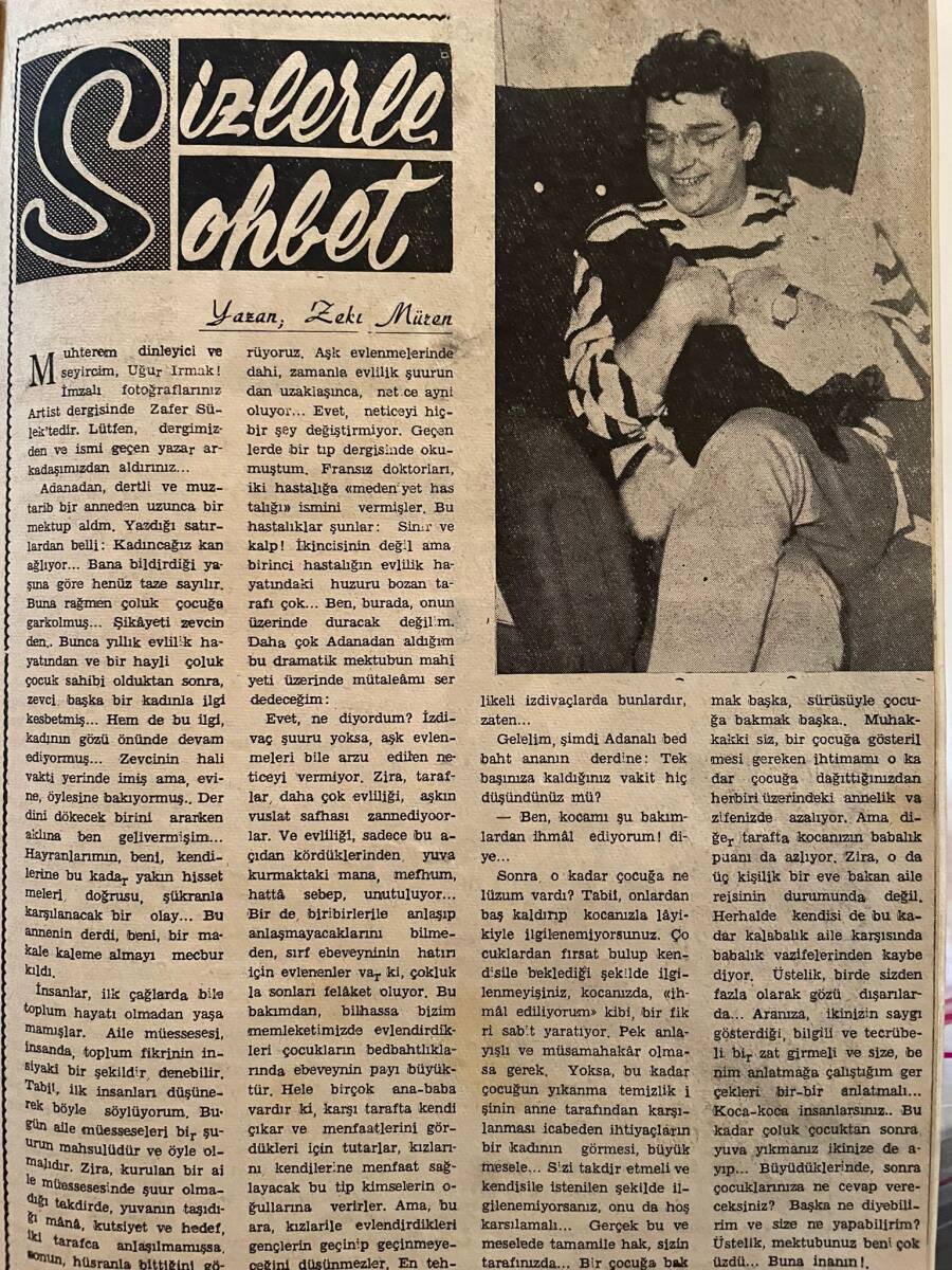 Artist Dergisi 2 Ekim 1961 Sayı 63 - Zeki Müren İle Gönül Yazar'ın Enteresan Pozları - Nilüfer Sezer Ayrılıyor NDR90791 - 3