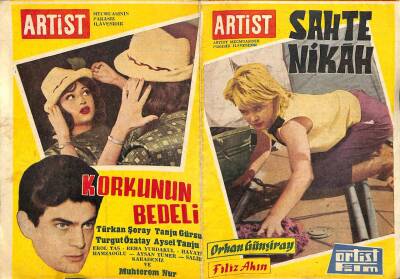 Artist Mecmuası Film Tanıtım Broşürü (Sahte Nikah, Zoraki Milyoner, Aşk Merdiveni, Korkunun Bedeli) NDR76051 - 2