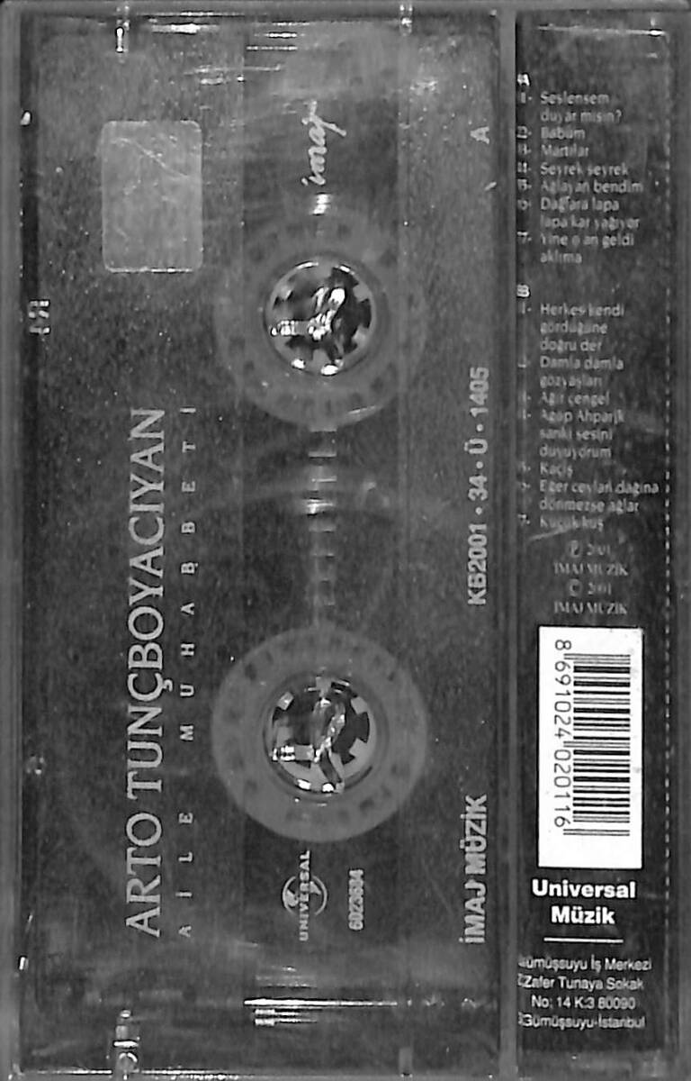 Arto Tunçboyacıyan - Aile Muhabbeti Orijinal Kaset (İkinci El) KST30907 - 2