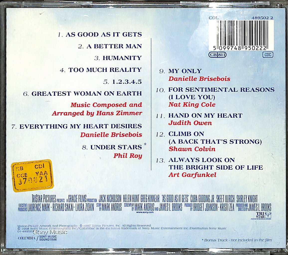 As Good As It Gets CD (İkinci El) CD5080 - 2