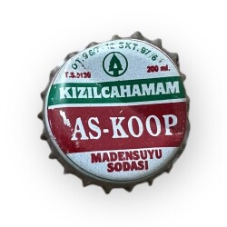 As-Koop Kızılcahamam Gazoz Kapağı CMK8-1672 - 1