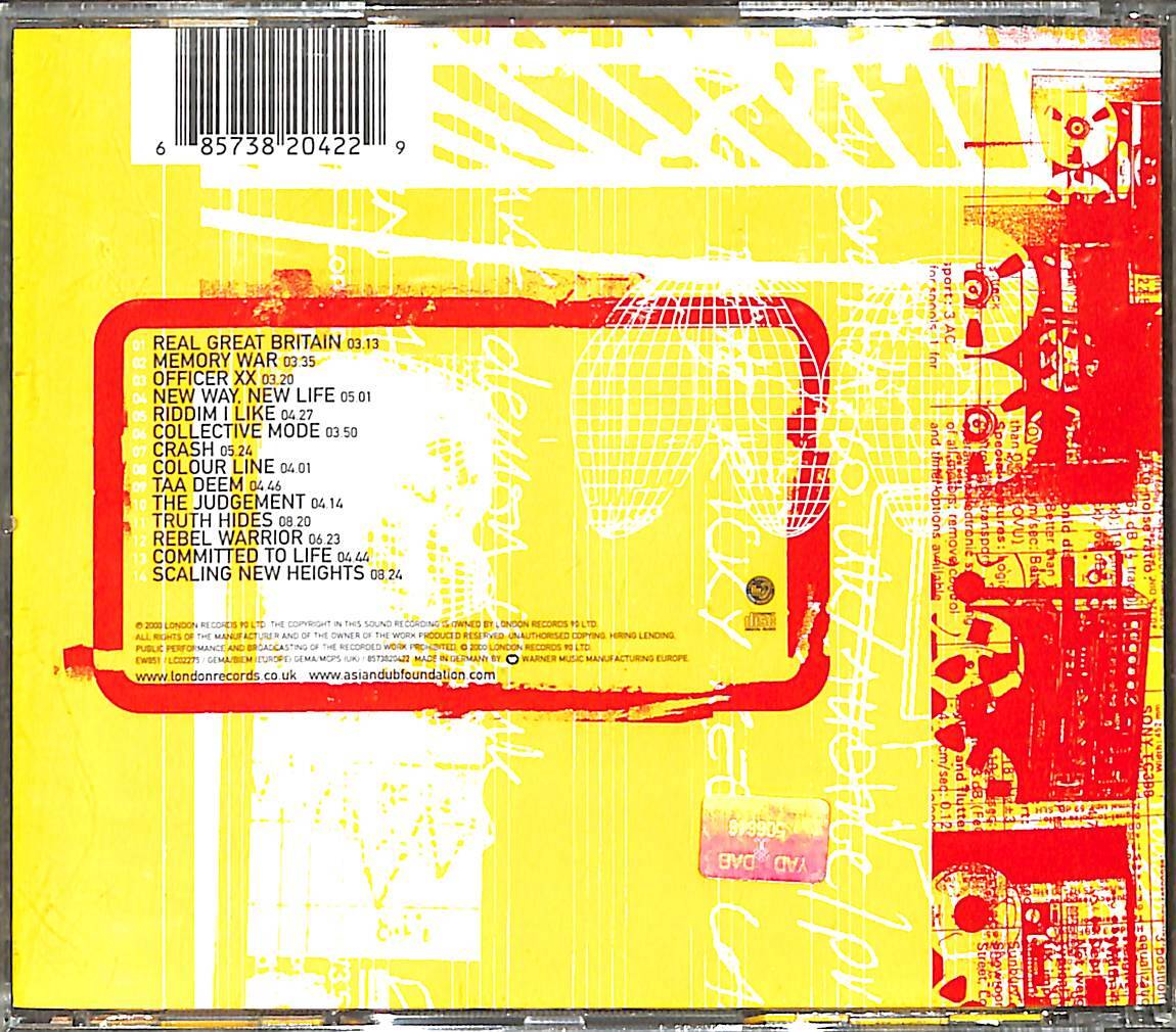Asian Dub Foundation - Community Music CD (İkinci El) CD4429 - 2