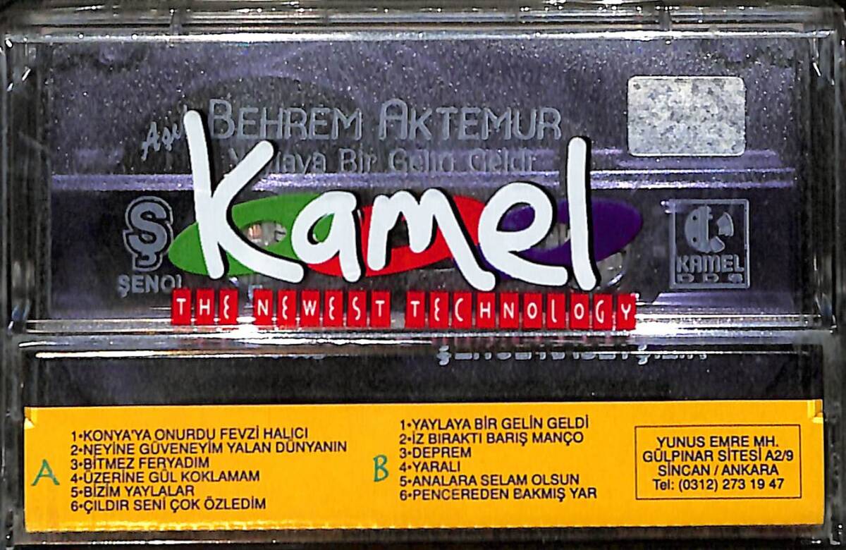 Aşık Ardahan Çıldırlı Behrem Aktemur - Yaylaya Bir Gelin Geldi Kaset (Sıfır Kaset) KST29189 - 2