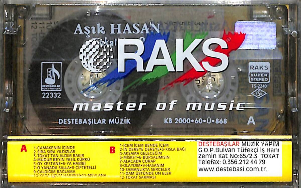 Aşık Hasan - Tokatlılar 2 Kaset (Sıfır) KST26788 - 2