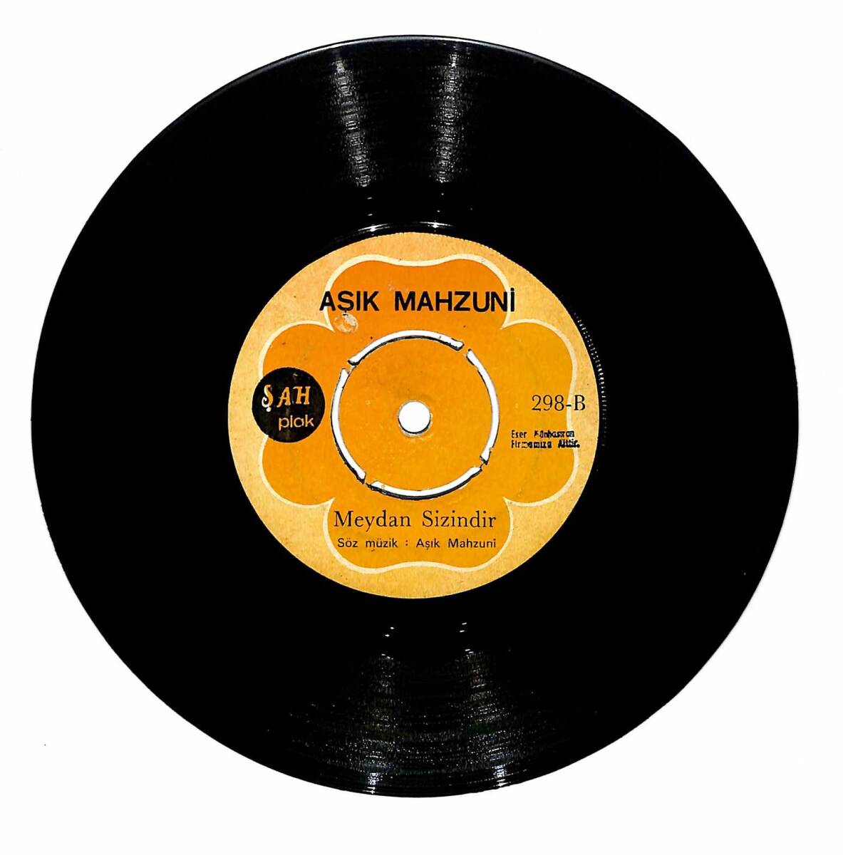 Aşık Mahzuni Şerif (1974) - Bülbül Yinemi Geldin / Meydan Sizindir PLAK (10/7.5) PLK24703 - 2