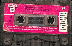 Aşık Mahzuni Şerif – Aburcubur Adam Orijinal Kaset (İkinci El) * Türküola Plakçılık - 1986 - Kağıt Baskı * 