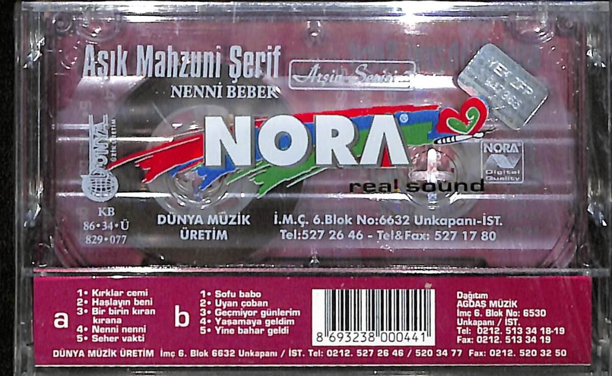 Aşık Mahzuni Şerif - Arşiv Serisi 2 / Nenni Bebek Orijinal Kaset (SIFIR) * Dünya Müzik Üretim * KST31245 - 2