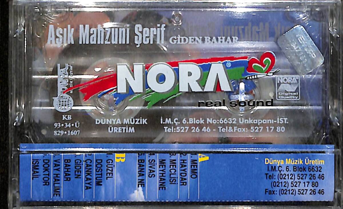Aşık Mahzuni – Şerif Giden Bahar Orijinal Kaset (Sıfır) * Dünya Müzik - 1993 * KST30161 - 2