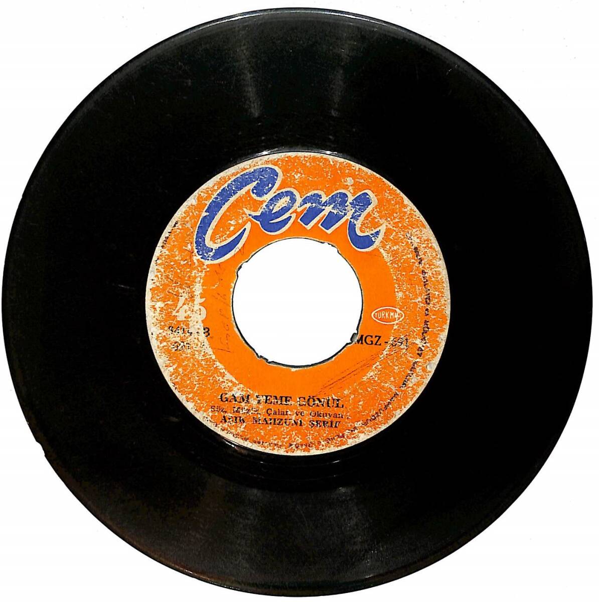 Aşık Mahzuni Şerif ‎– Giden Gelmez & Gam Yeme Gönül Plak (10/6.5) PLK26900 - 1