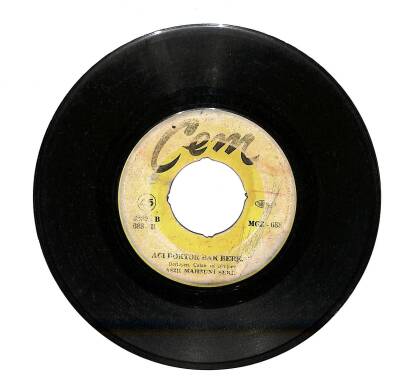 Aşık Mahzuni Şerif - İşte Gidiyorum Çeşmi Siyahım / Acı Doktor Bak Bebeğe PLAK (10/5.5) PLK22423 - 2