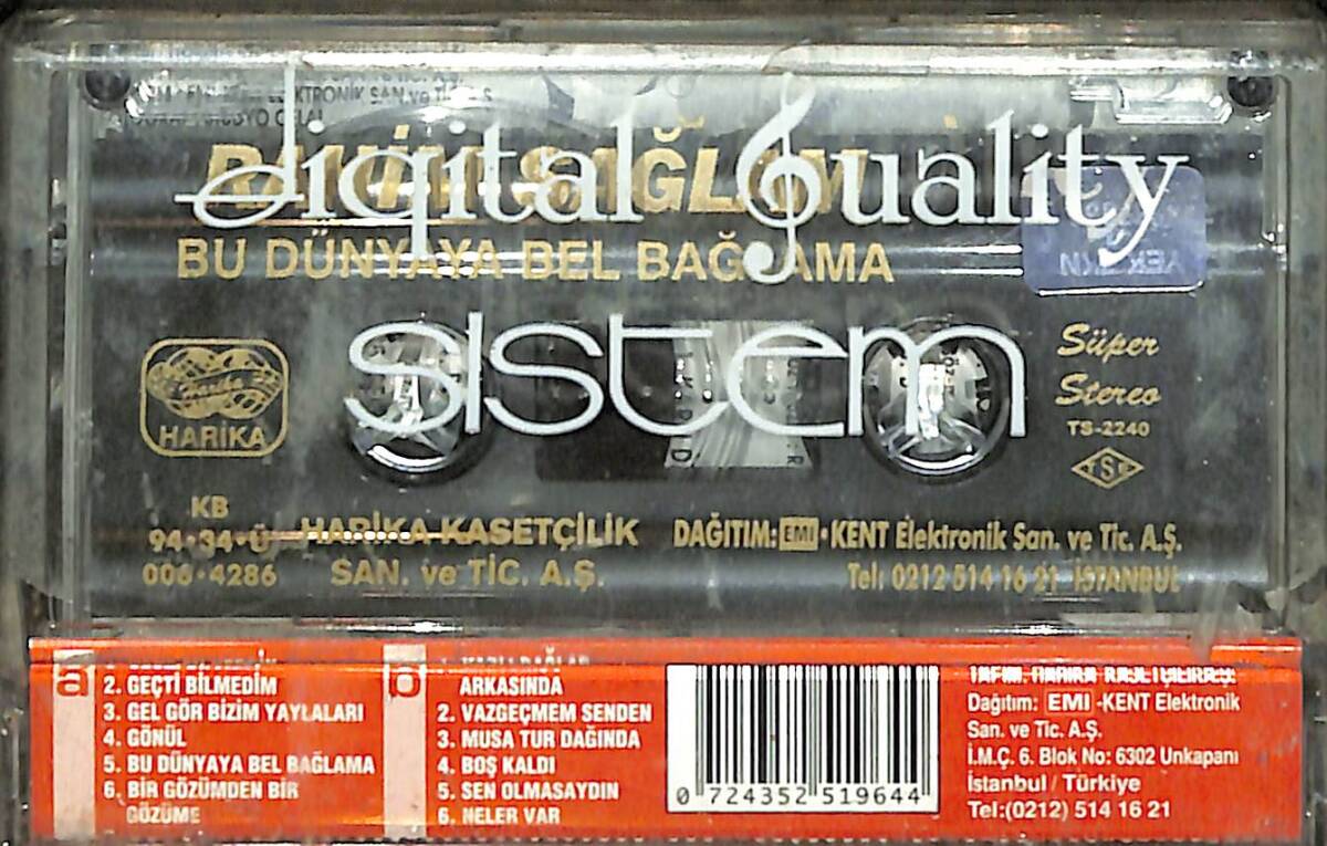 Aşık Rahim Sağlam - Bu Dünyaya Bel Bağlama Kaset (Sıfır Kaset) KST29428 - 2
