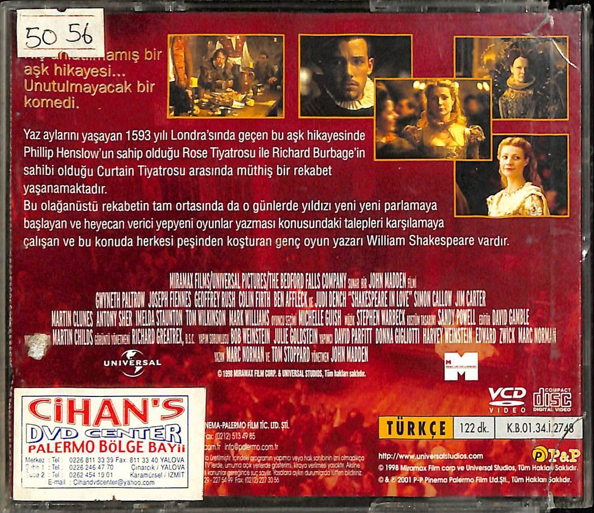 Aşık Shakespeare VCD Film VCD15322 - 2