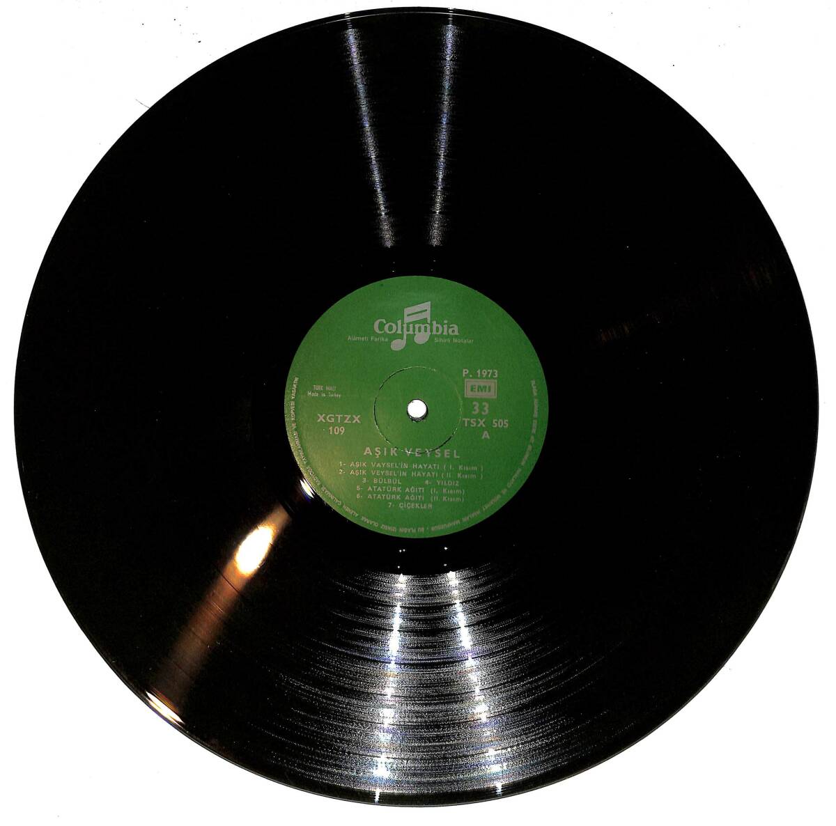 Aşık Veysel - Aşık Veysel'in Hayatı (1. ve 2. Kısım) , Toprak LP PLAK (10/8.5) PLK25926 - 2