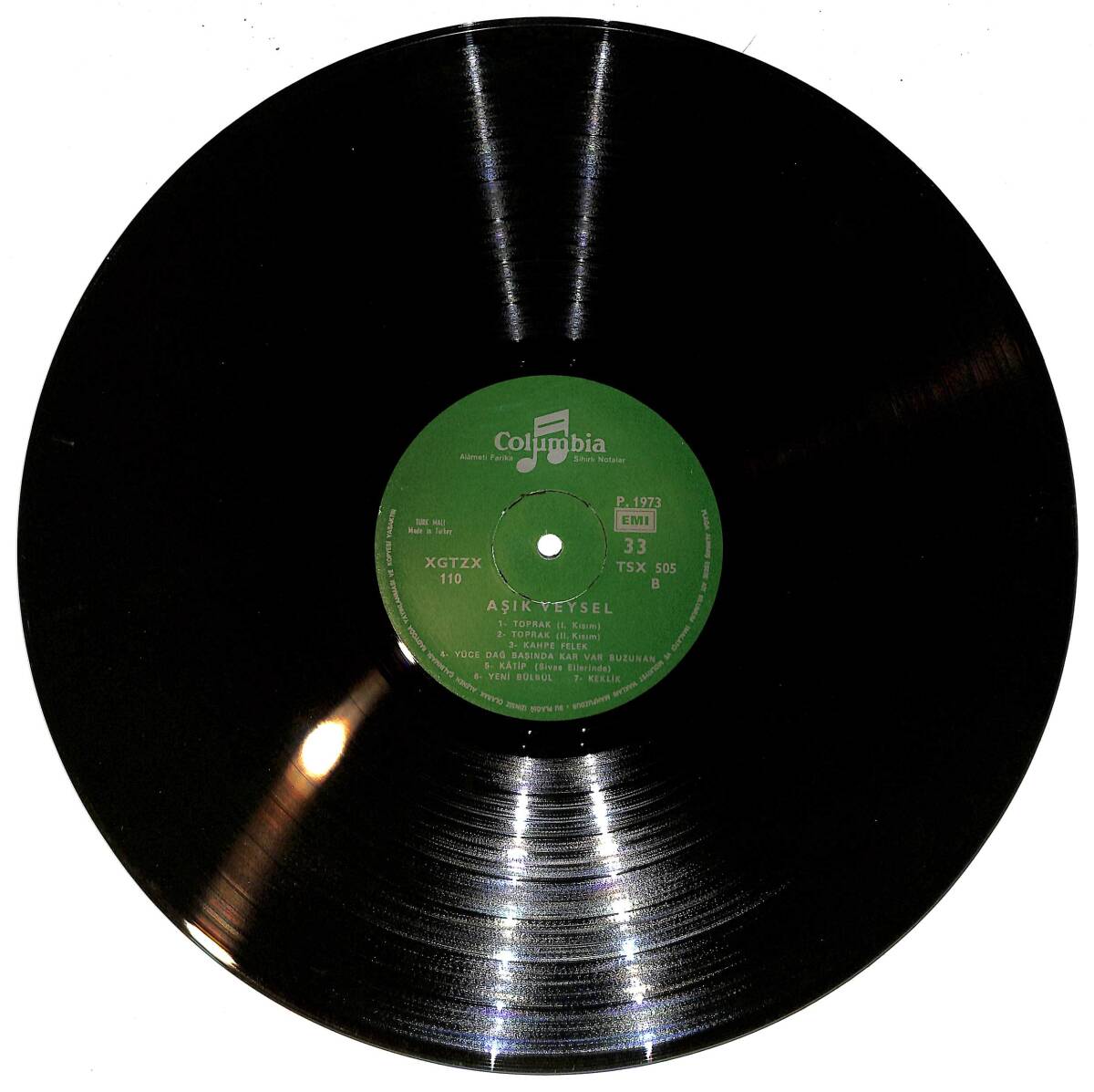 Aşık Veysel - Aşık Veysel'in Hayatı (1. ve 2. Kısım) , Toprak LP PLAK (10/8.5) PLK25926 - 3