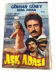 AŞK ADASI(1983) FİLMİ ORİJİNAL AFİŞ POSTER GÖKHAN GÜNEY- SEDA SAYAN- YILMAZ KÖKSAL- GÖNÜL KRT19969 - Gökçekoleksiyon