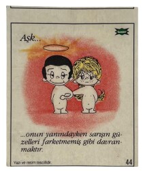 AŞK BUDUR Dandy Sakız Kağıdı Stickers SKZ1044 - 1